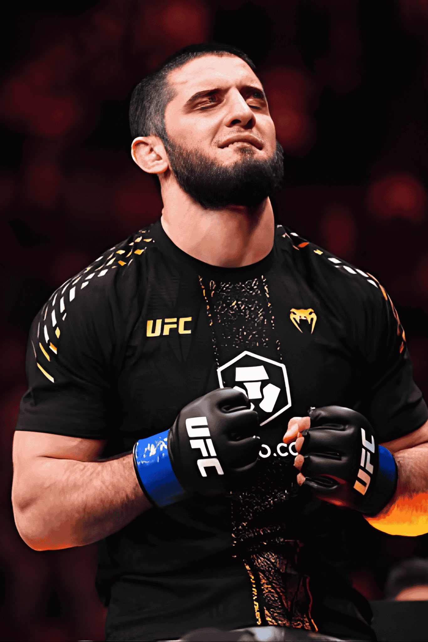 Islam Makhachev’s UFC 322 Black & Gold Championship Shirt Breakdown